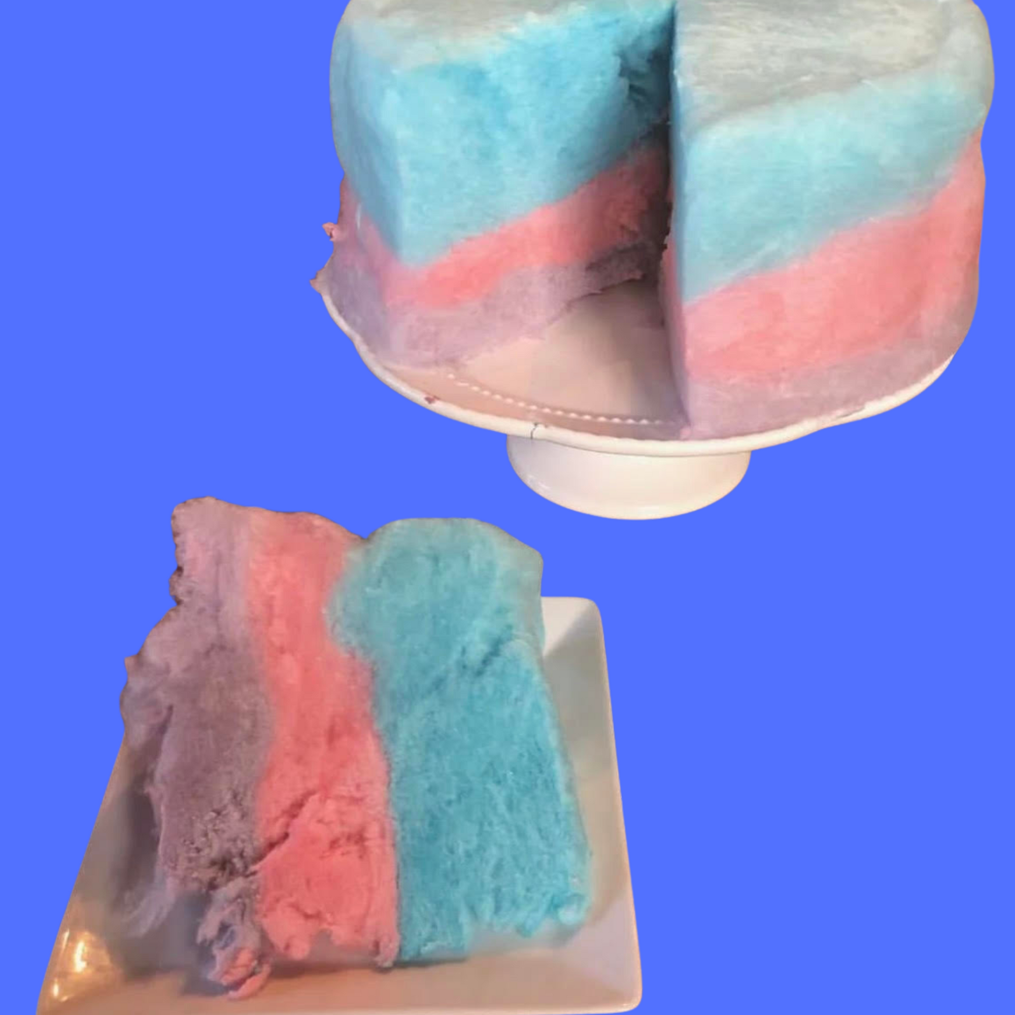 13" Irresistible Cotton Candy Cake