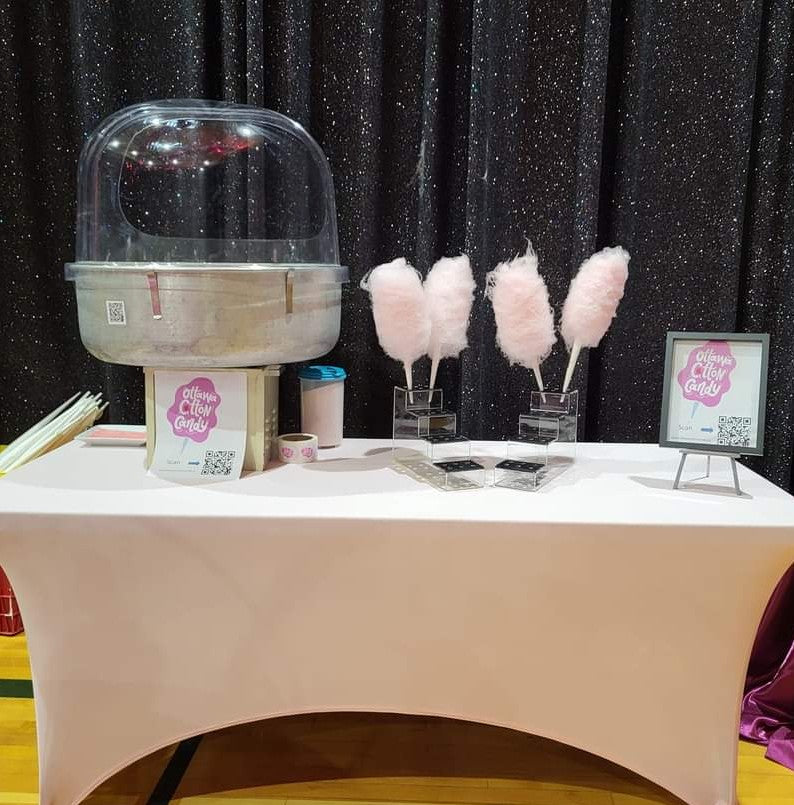 Live Cotton Candy Spinning